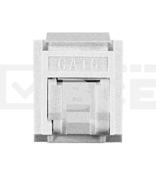 Модуль-вставка Keystone Jack RJ-45 ExeGate KJ-8P8C-U-C6-180SH-Dual (Кат.6, неэкранированная, 180 градусов, со шторками, IDC Krone/110)