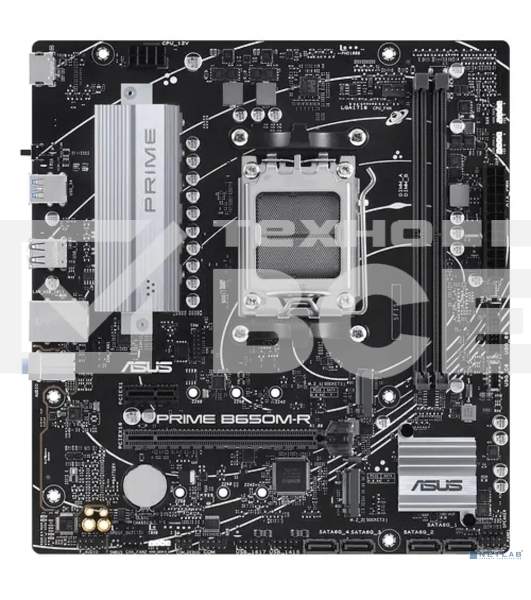 Материнская плата ASUS PRIME B650M-R, Socket AM5, AMD B650, 2xDDR5, 4xSATA, 2xM.2, 1xPCIe 4.0 x16, 1xPCIe x1, 1xHDMI, 1x 2.5Gb LAN, 2xUSB-A 3.2 Gen 1, 4xUSB-A 2.0, 3x3.5 мм, 7.1, mATX