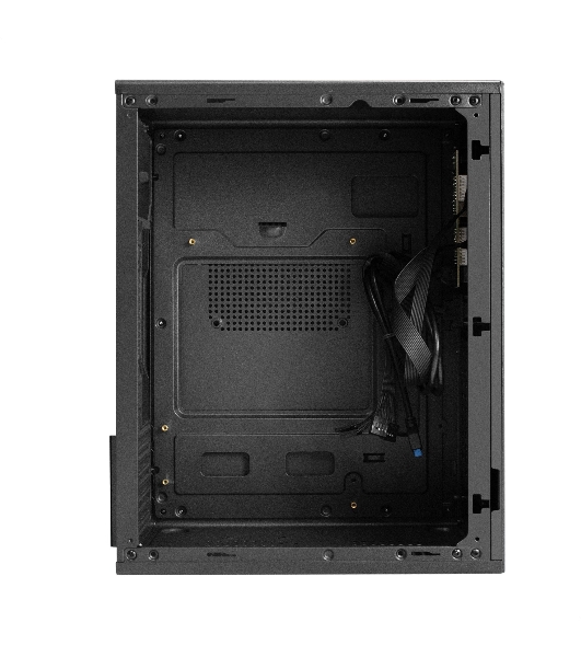 Компьютерный корпус Minitower ExeGate BAA-308MUC (mATX, без БП, 1хUSB+1хUSB 3.0+1хTypeC, HD Audio, черный)