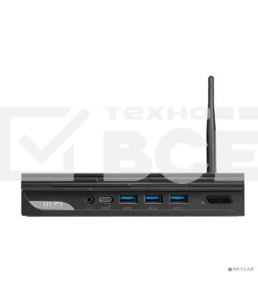 Компьютер MSI Pro DP10 12M Mini Core i7-1360P (2.2GHz), 32Gb(16*2) DDR4 SO-DIMM, 1TB SSD M.2, Intel UHD Graphics, noDVD, WiFi, BT, 120W, VESA, VGA, noOS, 1y war-ty, черный