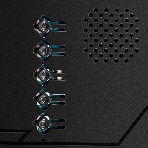 Монитор с аудио 23.8' 100 Гц ExeGate ProSmart EH2400C (IPS LED Grade A+, FHD, 1920x1080@100Гц, 16:9, 250cd/m2, 1000:1, 178°/178°, 3-5ms, audio-out, Speakers, D-Sub, HDMI, DisplayPort, кабель HDMI 1,5м, VESA, регулировка высоты (HAS), регулировка наклона (tilt), поворот экрана (swivel), поворот экрана на 90° (pivot), чёрный), фото3