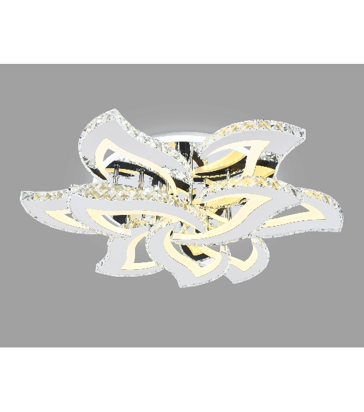 Управляемый светодиодный светильник Ambrella light FA1725/6+3 CH хром 180W 3000K/4200K/6400K 680*610*120 (ПДУ РАДИО 2.4G)