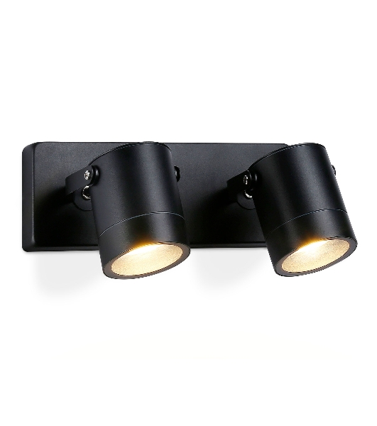 Светильник Ambrella light ST3888/2 BK черный IP54 GU10/2 max 35W 250*80*85