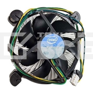 Кулер Intel E97379  серебристый/черный 90мм алюминий 2500rpm 27db 4-pin 73W 58мм