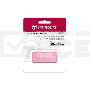 Кард-ридер Transcend All in1 Multi Card Reader, Pink