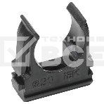 Держатель с защелкой CF20 IEK черный CTA10D-CF20-K02-100, фото 1