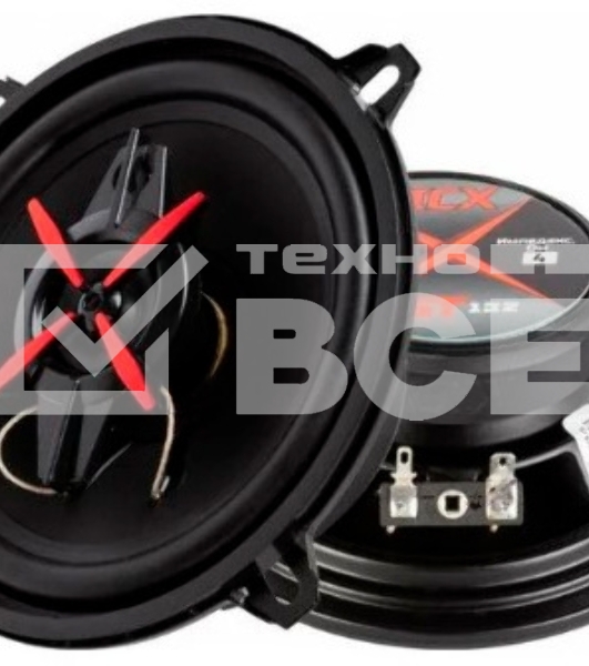 Колонки автомобильные Kicx ST 132 80Вт 89дБ 4Ом 13см (5дюйм) (ком.:2кол.) коаксиальные трехполосные