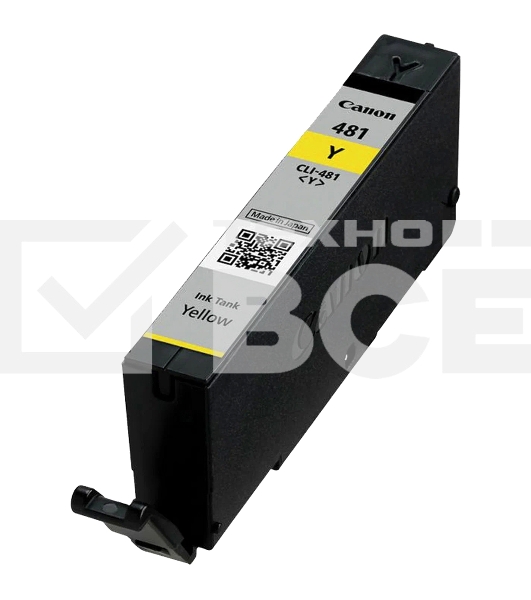 Картридж струйный Canon CLI-481 Y EMB желтый (257 стр.) для Canon TS6140/TS8140/TS9140/TR8540
