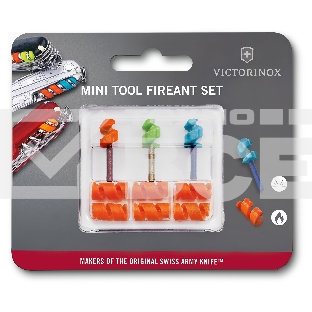 Набор инструментов для пероч.ножа Victorinox FireAnt (4.1330.B1) ассорти блистер