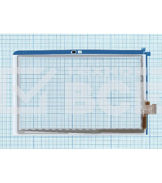 Сенсорное стекло (тачскрин) WJ2552-FPC V1.0, белое
