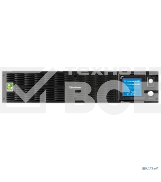 Источник бесперебойного питания CyberPower PR3000ELCDRT2U 3000VA/2700W USB/RJ11/45 (10 IEC)