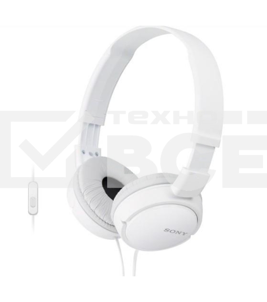 Наушники Sony MDR-ZX110APW белый