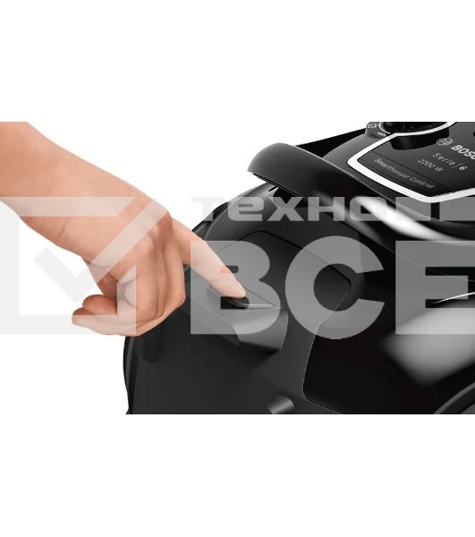 Пылесос Bosch BGS412234, безмешковый, емкость пылесборника 2.4 л, сухая уборка, циклонная система фильтрации, черный