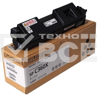 Картридж Ricoh Print Cartridge Black SP C360X (10K)