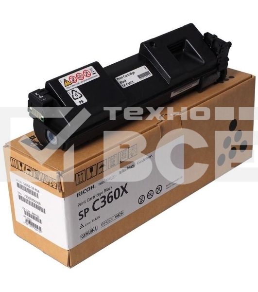 Картридж Ricoh Print Cartridge Black SP C360X (10K)