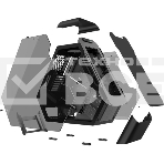 Компьютерный корпус JONSBO TR03-A Black без БП, боковая панель из закаленного стекла, mini-ITX, micro-ATX, ATX, черный, фото 1
