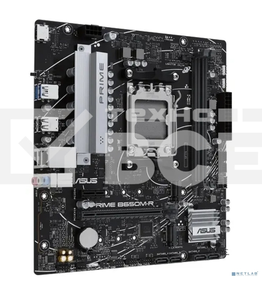 Материнская плата ASUS PRIME B650M-R, Socket AM5, AMD B650, 2xDDR5, 4xSATA, 2xM.2, 1xPCIe 4.0 x16, 1xPCIe x1, 1xHDMI, 1x 2.5Gb LAN, 2xUSB-A 3.2 Gen 1, 4xUSB-A 2.0, 3x3.5 мм, 7.1, mATX