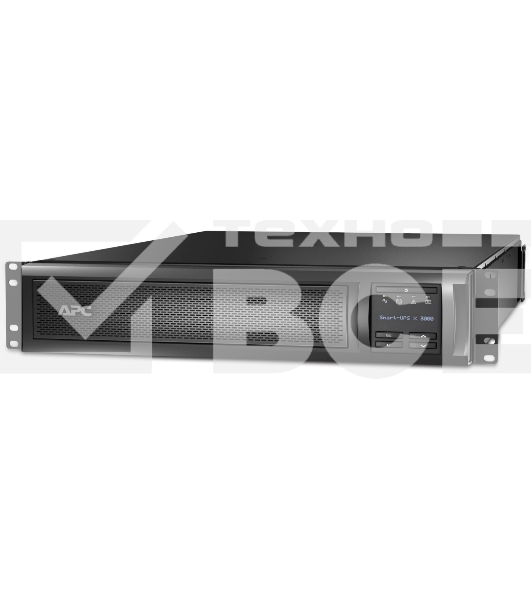Источник бесперебойного питания APC Smart-UPS X SMX3000RMHV2U 2700Вт 3000ВА черный