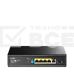 Коммутатор Cudy GS1005PTS1 (L2) 5x1Гбит/с 1SFP 4PoE+ 120W неуправляемый, фото5