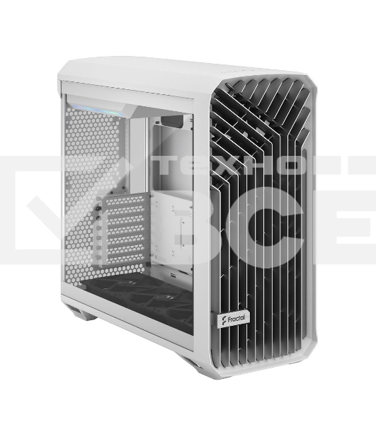 Корпус Fractal Design Torrent White TG Clear Tint / E-ATX, TG, 2x3.5, 4x2.5, 7xPCI, 1xUSB-C, 2xUSB3.0 / 2x180mm, 3x140mm fans inc. / FD-C-TOR1A-03