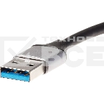 Переходник USB 3.0 -->USB3.0+3 USB2.0, Aluminum Shell, 0.2м Telecom <TA308U>, фото15