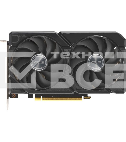 Видеокарта Asus PCI-E 5.0 DUAL-RX9060XT-8G AMD Radeon RX 9060XT 8Gb 128bit GDDR6 2550/20000 HDMIx1 DPx2 HDCP Ret