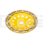 Чашка алмазная шлифовальная Kranz двухрядная, 180х22,2 мм, фото 1