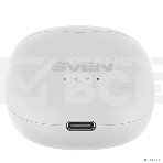 Гарнитура вкладыши SVEN E-727BT белый беспроводные bluetooth в ушной раковине, фото3