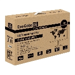 Монитор с аудио 23.8' 100 Гц ExeGate ProSmart EH2400C (IPS LED Grade A+, FHD, 1920x1080@100Гц, 16:9, 250cd/m2, 1000:1, 178°/178°, 3-5ms, audio-out, Speakers, D-Sub, HDMI, DisplayPort, кабель HDMI 1,5м, VESA, регулировка высоты (HAS), регулировка наклона (tilt), поворот экрана (swivel), поворот экрана на 90° (pivot), чёрный), фото 1