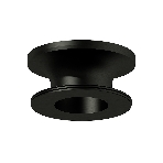 Насадка для корпуса светильника N6902 PBK черный полированный D60*H25mm Out20mm, фото9
