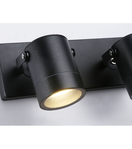 Светильник Ambrella light ST3888/2 BK черный IP54 GU10/2 max 35W 250*80*85