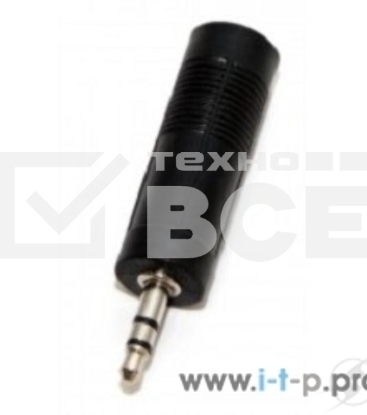 Переходник аудио 5bites mini Jack 3.5мм (M) -) Jack 6.3мм (F)