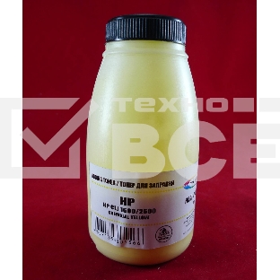 Тонер HP CLJ 1600/2600 Yellow, химический (фл. 80г) B&W Premium (Mitsubishi) фас. России