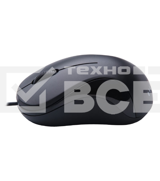 Мышь проводная Oklick 115S черный, 1200 dpi, USB, кнопки - 3