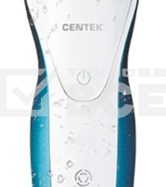 Бритва Centek CT-2163 (серебр) ротор, +ВЛАЖНОЕ БРИТЬЁ, 3 плав.головки, 2-йные лезвия, до 40 мин. раб