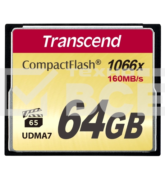 Флеш карта CF 64Gb Transcend TS64GCF1000 (1000X) 
