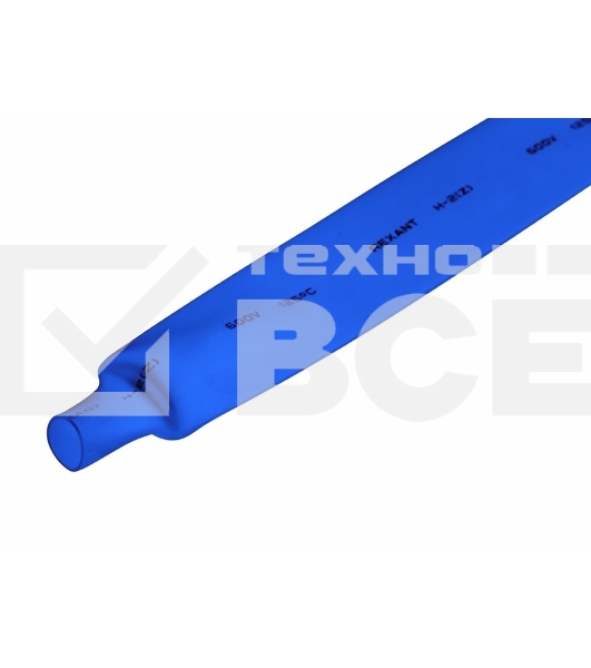 Термоусаживаемая трубка Rexant 20,0/10,0 мм, синяя, упаковка 10 шт. по 1 м