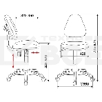 Кресло детское Бюрократ KD-4/PENCIL-GN зеленый карандаши, фото7