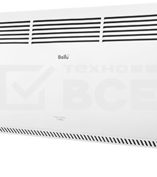 Конвектор Ballu Camino Eco Turbo BEC/EMT-2500 белый, 2500 Вт, 30 м2, термостат