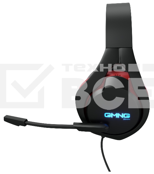 Наушники с микрофоном GMNG HS-L820G черный 2.2м мониторные оголовье (1565108)