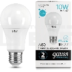 Лампа светодиодная GAUSS Elementary 23220LED A60 E27 10W 4100K 1/40, фото2