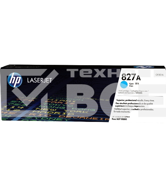 Тонер Картридж HP 827A CF301A голубой для HP CLJ Ent M880