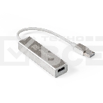 Хаб USB (концентратор) ExeGate DUB-4 (кабель-адаптер USB3.0 --> 4xUSB3.0, Plug&Play, серебристый), фото3