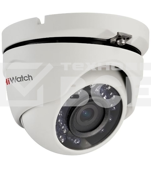 Камера видеонаблюдения аналоговая HiWatch DS-T203A(B) (3.6мм) 3.6-3.6мм HD-TVI цв. корп.:белый