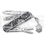 Нож перочинный Victorinox Classic Brilliant Crystal (0.6221.35) 58мм 5 функций черный/серебристый подар.коробка, фото2