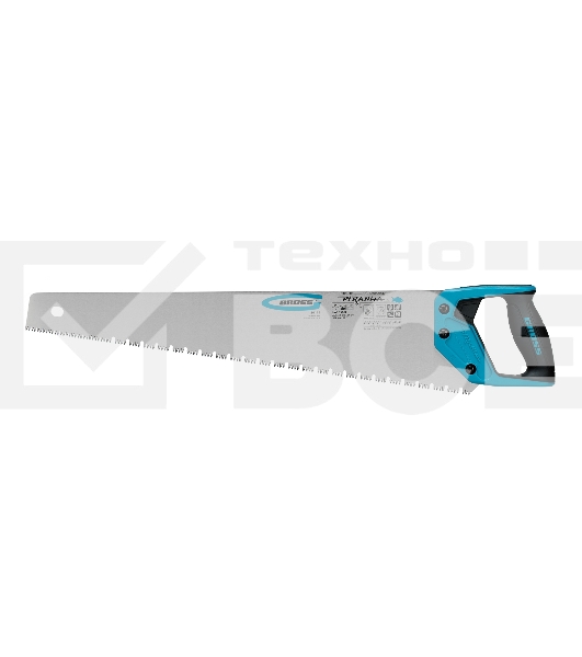 Ножовка Gross 24119 по дереву piranha 550 мм сегм. строение рабочей кромки 7-8 tpi зуб-3d 2-х к. рук