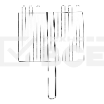 Решетка-гриль 240х310х55 мм, объемная хромированная Sparta, фото7
