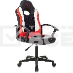 Кресло игровое Zombie 11LT черный/красный текстиль/эко.кожа крестовина пластик, фото18