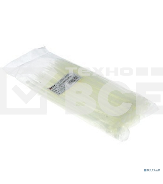 Хомут кабельный 3.6х250 нейл. бел. (уп.100шт) EKF plc-c-3.6x250