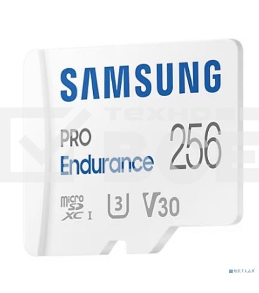 Флеш карта microSDXC 256Gb Samsung PRO ENDURANCE (40/100 Mb/s, adapter) (MB-MJ256KA/APC)
